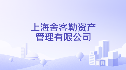 上海舍客勒资产管理有限公司_百度百科
