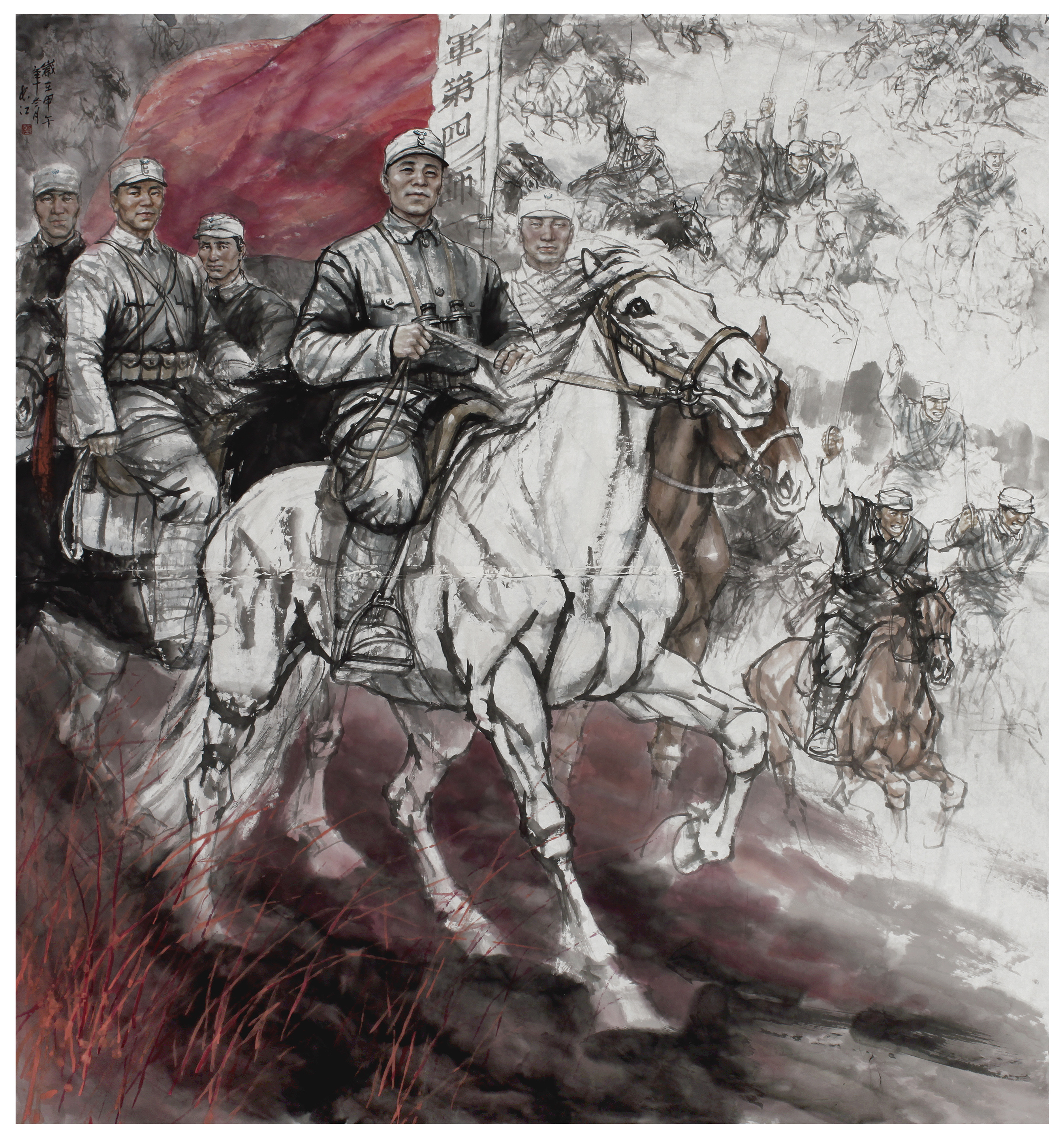 ppp">刘长江, 男,1959年出生于河北保定市,学士学位,当代鞍马人物画家