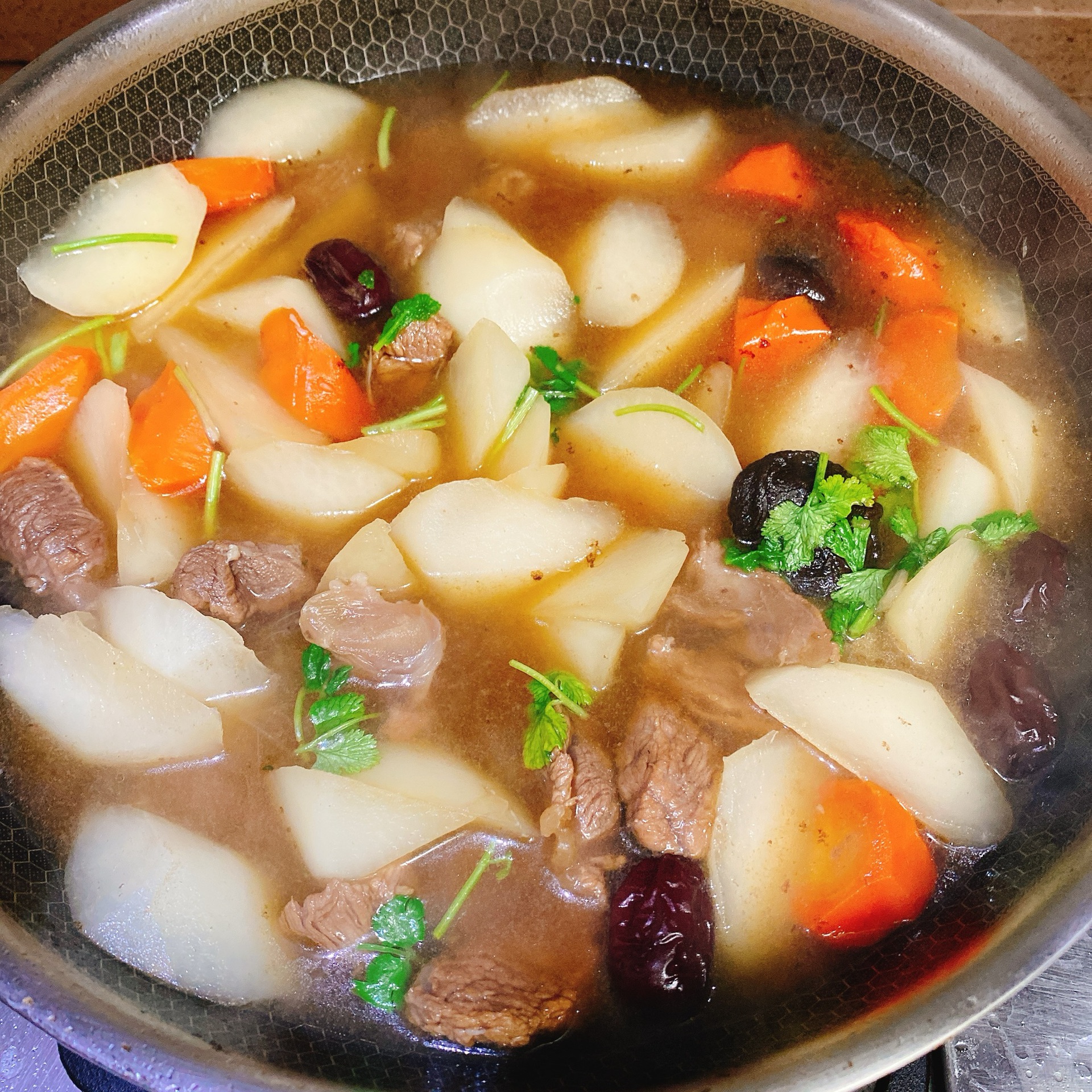 白萝卜炖牛肉