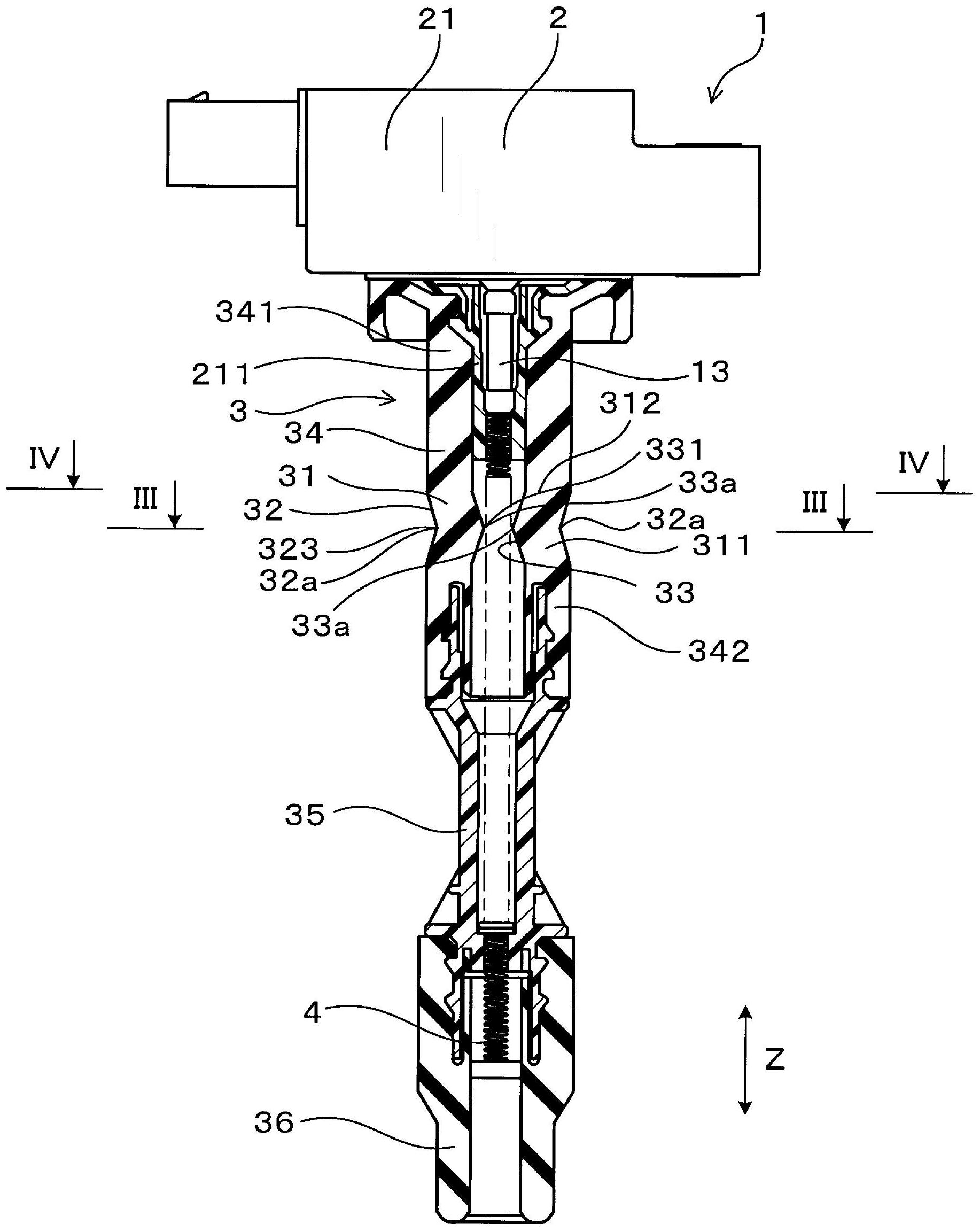 用于内燃发动机的点火线圈
