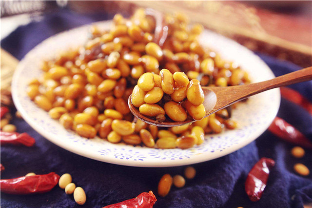 香辣黄豆