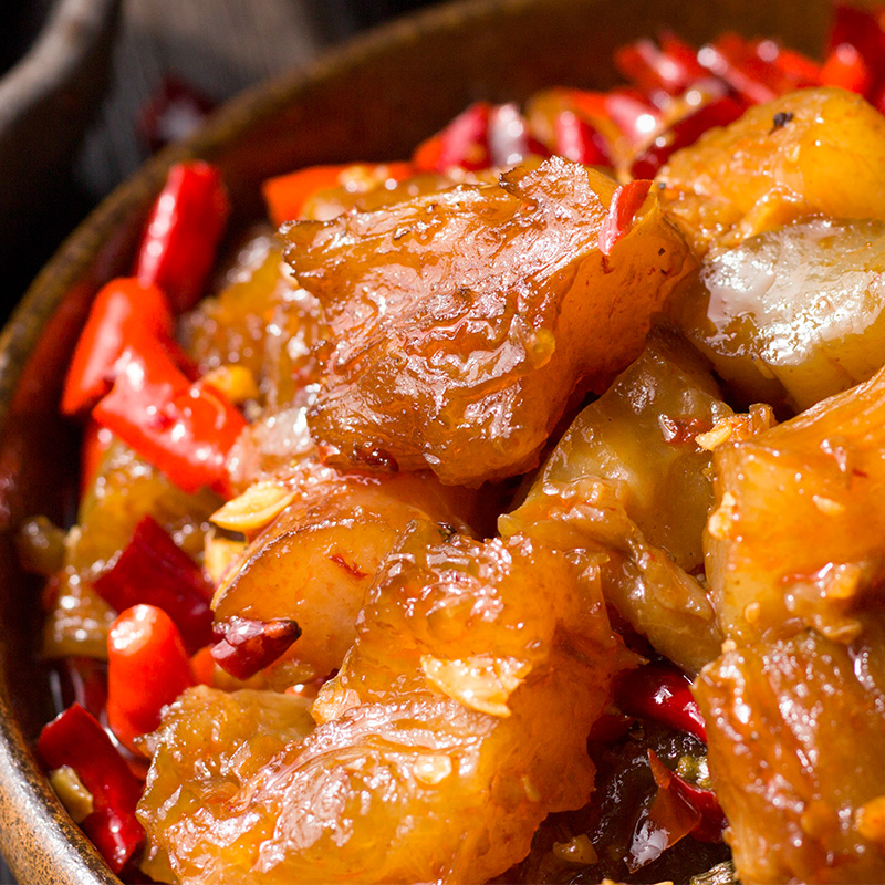 爆炒麻辣牛蹄筋