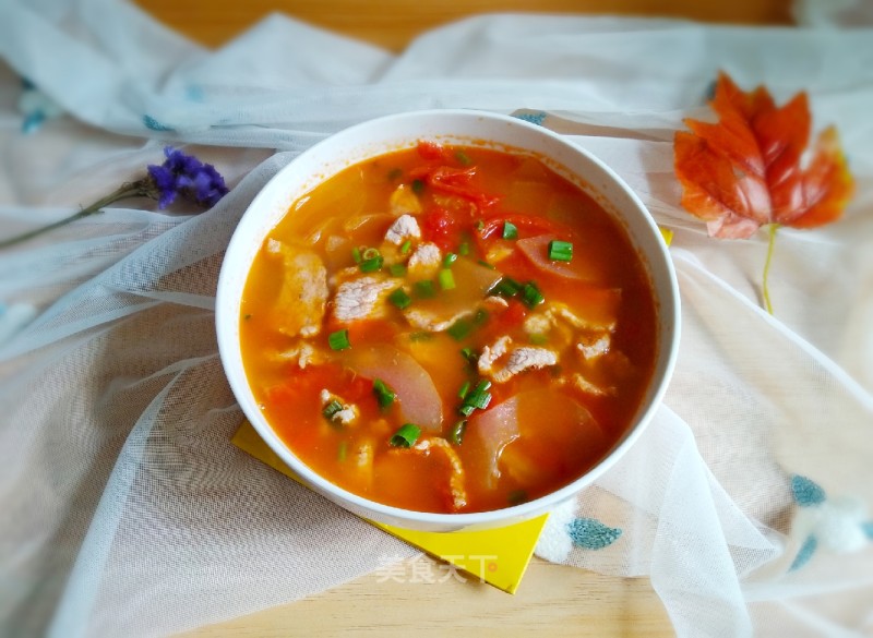 番茄肉片汤