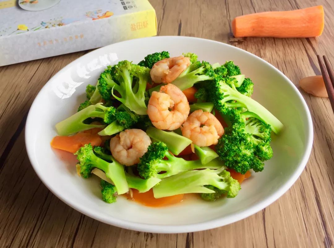 西兰花烩虾仁