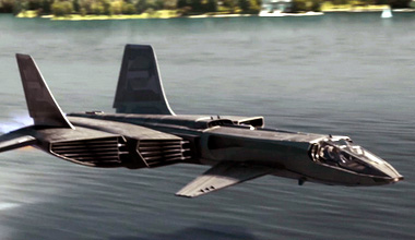  p>夜鸦战机,出现在科幻电影《特种部队》中的科幻战机. /p>