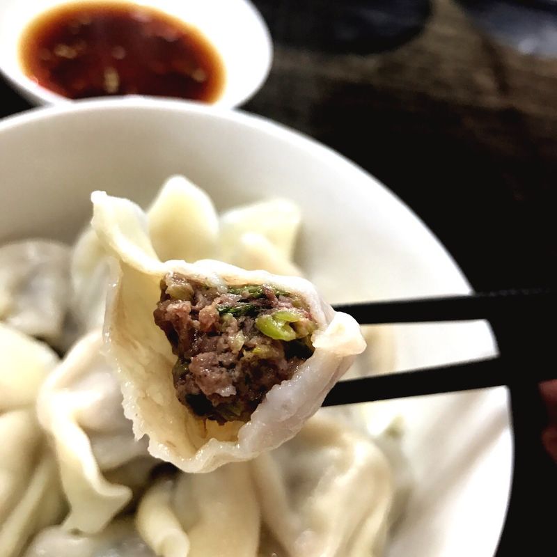 芹菜牛肉饺子