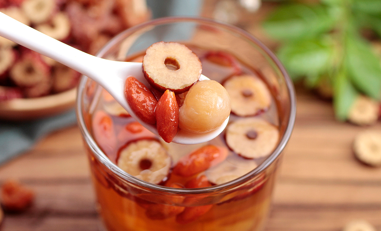 红枣枸杞桂圆茶