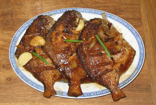 红烧平鱼