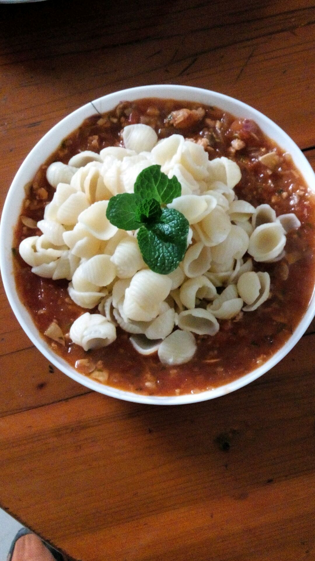 梅菜酱汁贝壳面