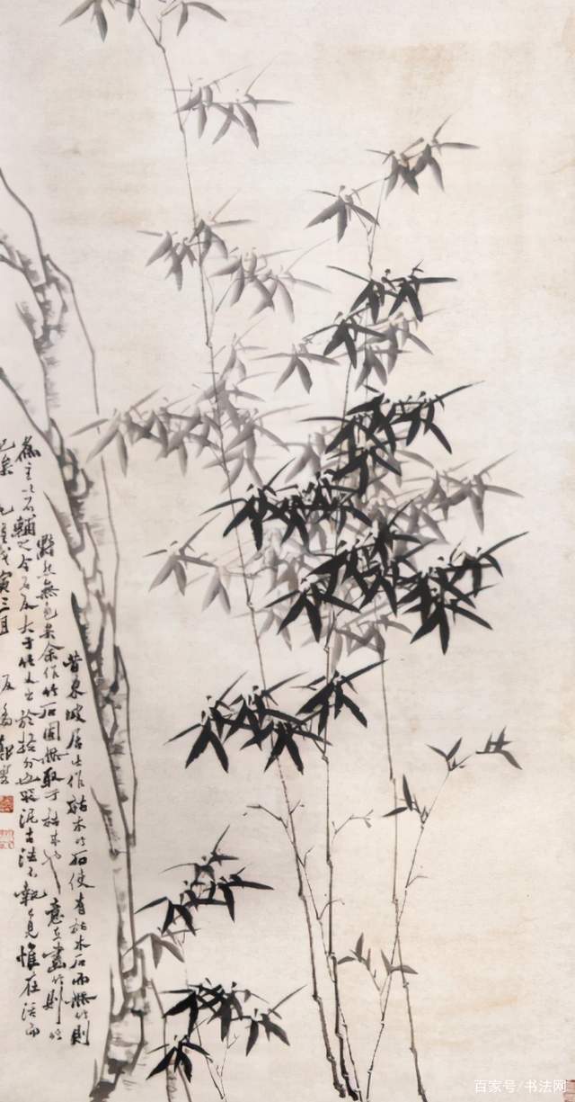 郑板桥《墨竹图》：竹子尽显傲骨，真是“人如其画”_百科TA说