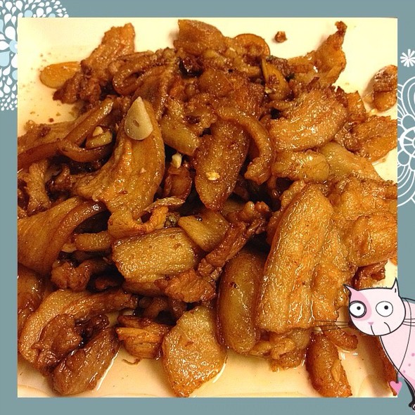 金蒜五花肉