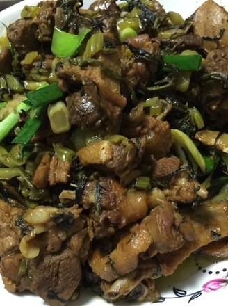酸菜焖老鸭