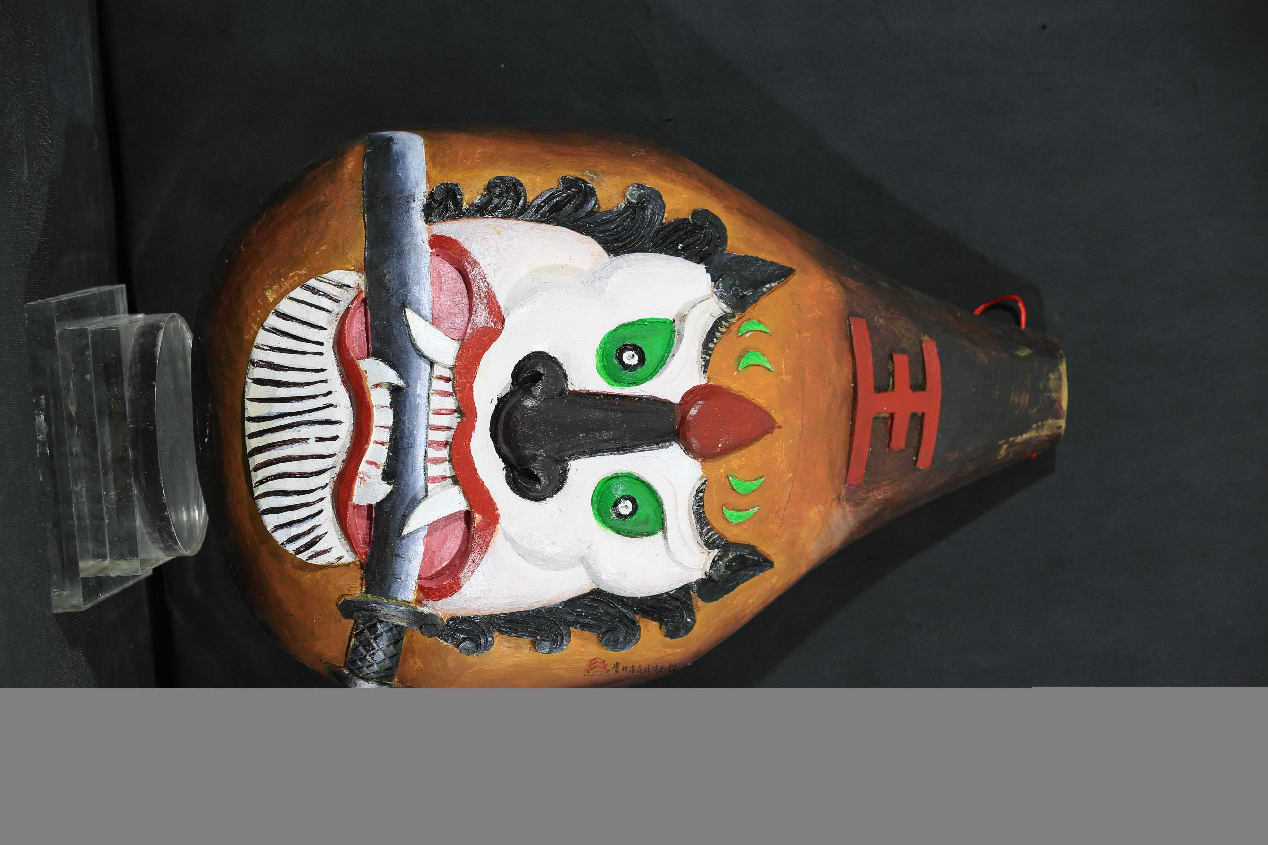 当代云南文山丘北彝族面具虎神