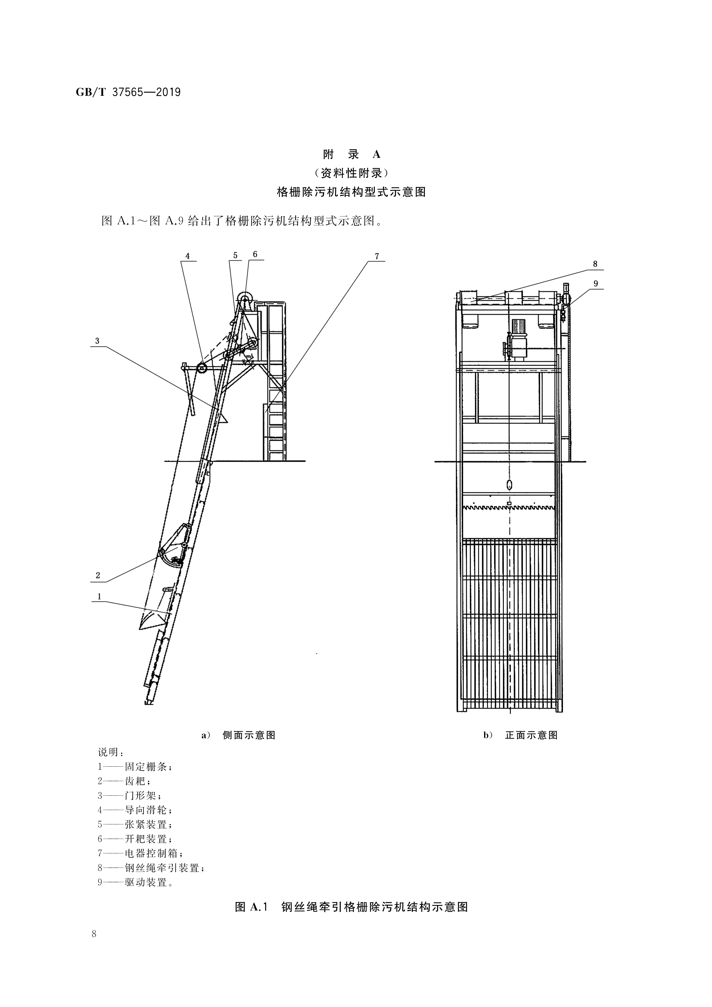 给水排水用格栅除污机通用技术条件