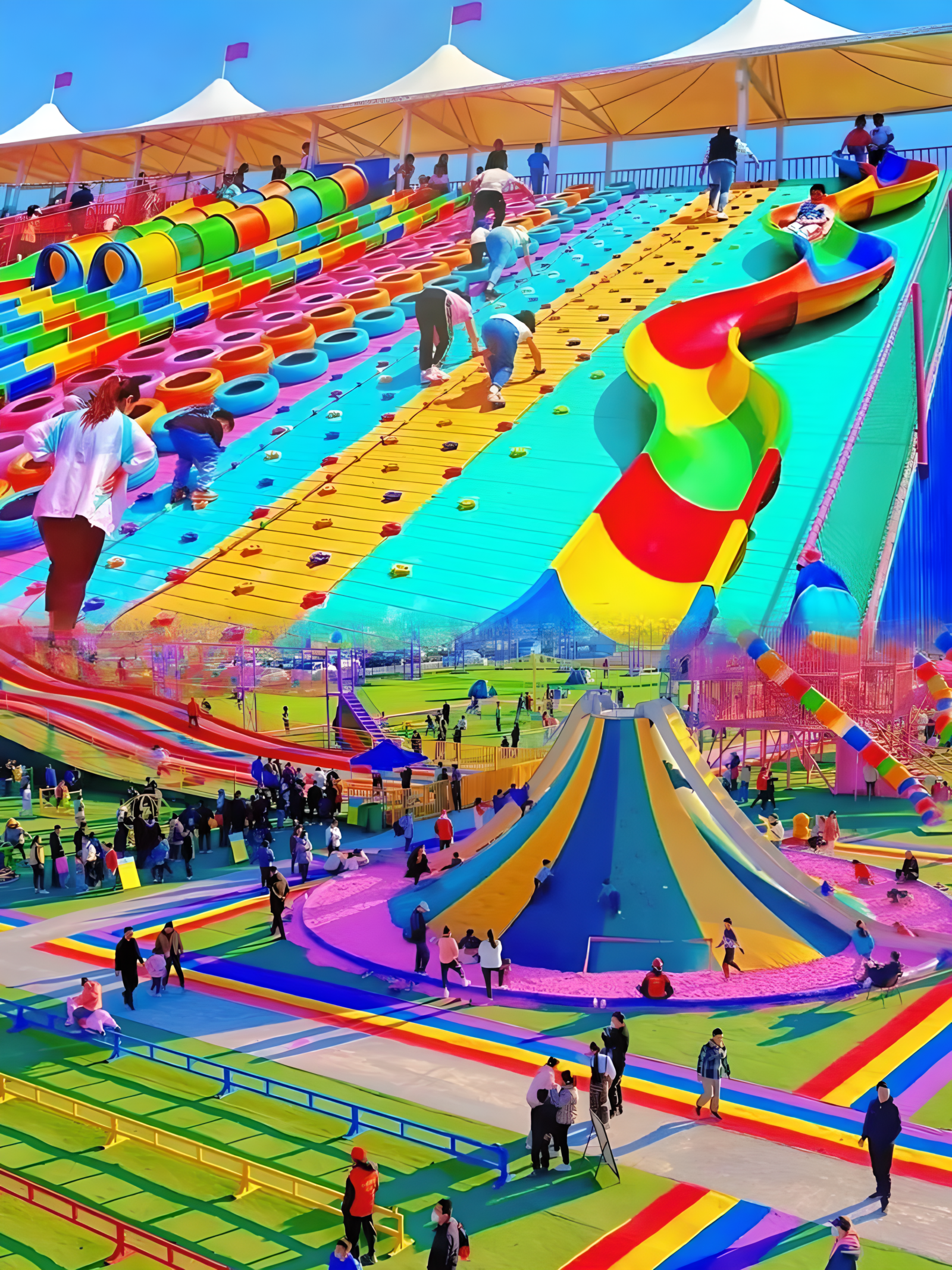 位于山东临沂罗庄区,总投资20亿元,占地3300亩,沂蒙乐园突出休闲游乐