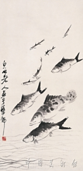 群鱼竞游