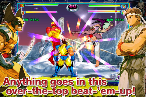  p>《漫画英雄vs卡普空2》初次在2000年登陆街机平台,并且移植到了最