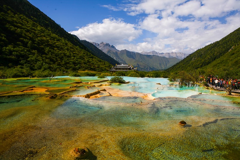 四川黄龙国家地质公园