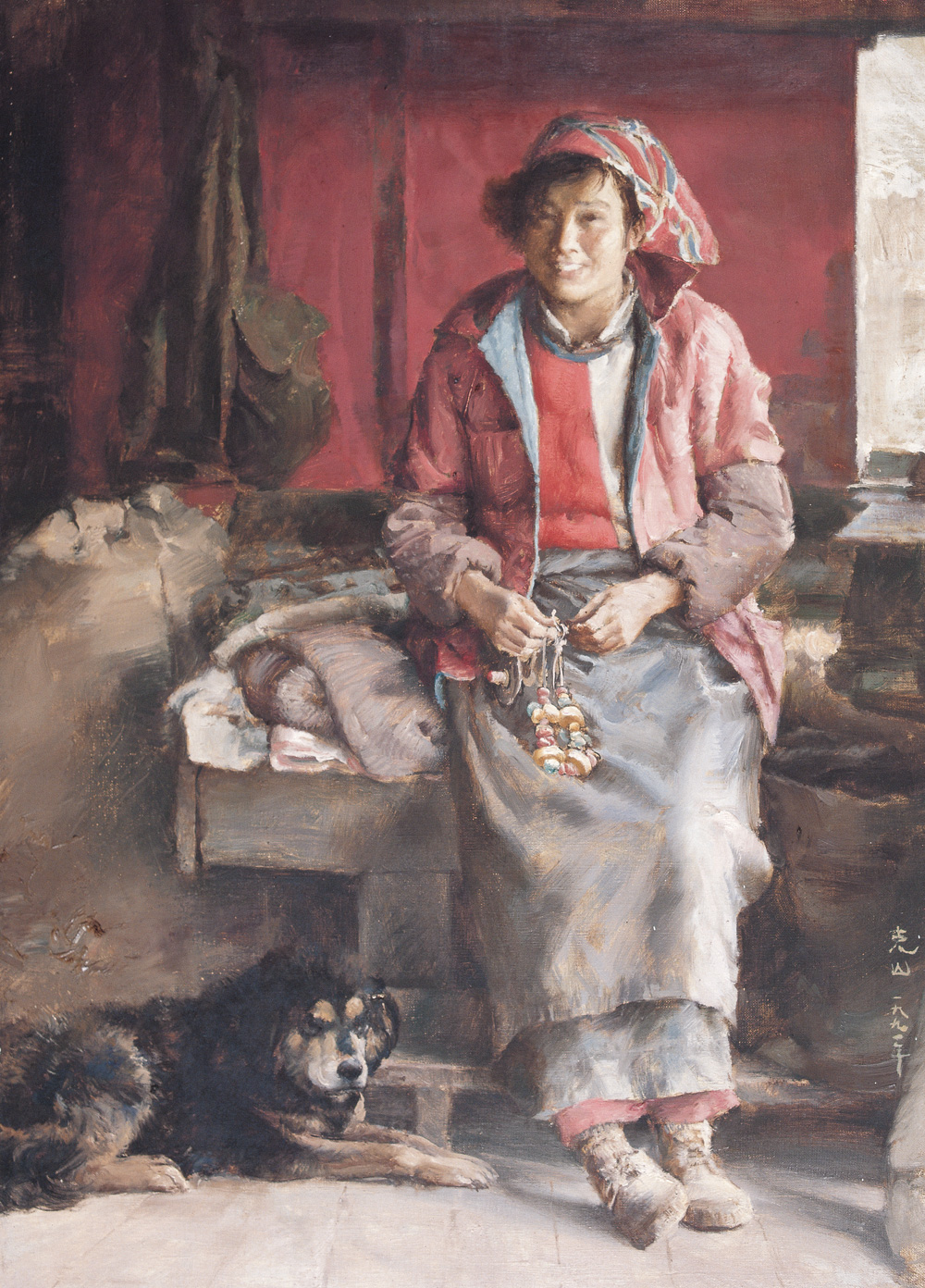  p data-id="gnaub5jotq">杨克山(1944.4—)擅长油画,水粉画.