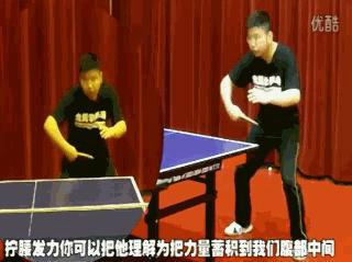 侧拧弧圈球技术