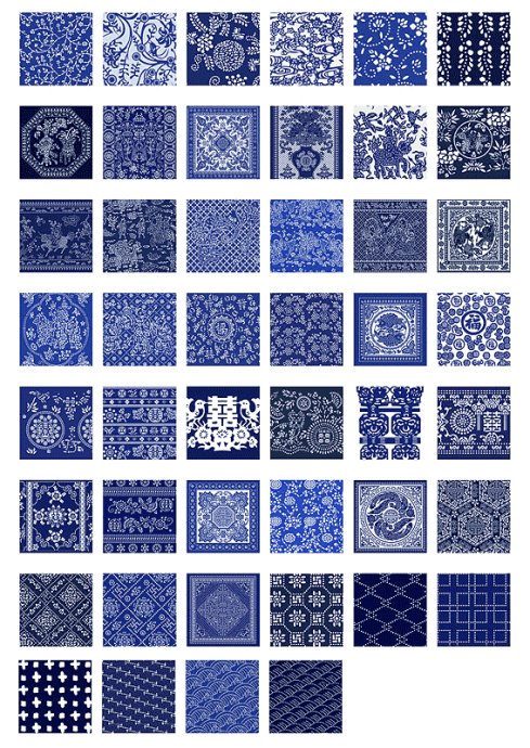  p>《蓝布印花250》这本书主要介绍蓝布印花图案的种类以及详细说明