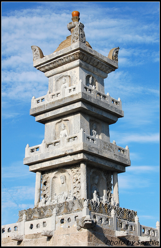 浙江普陀山普济寺东南普陀山多宝塔
