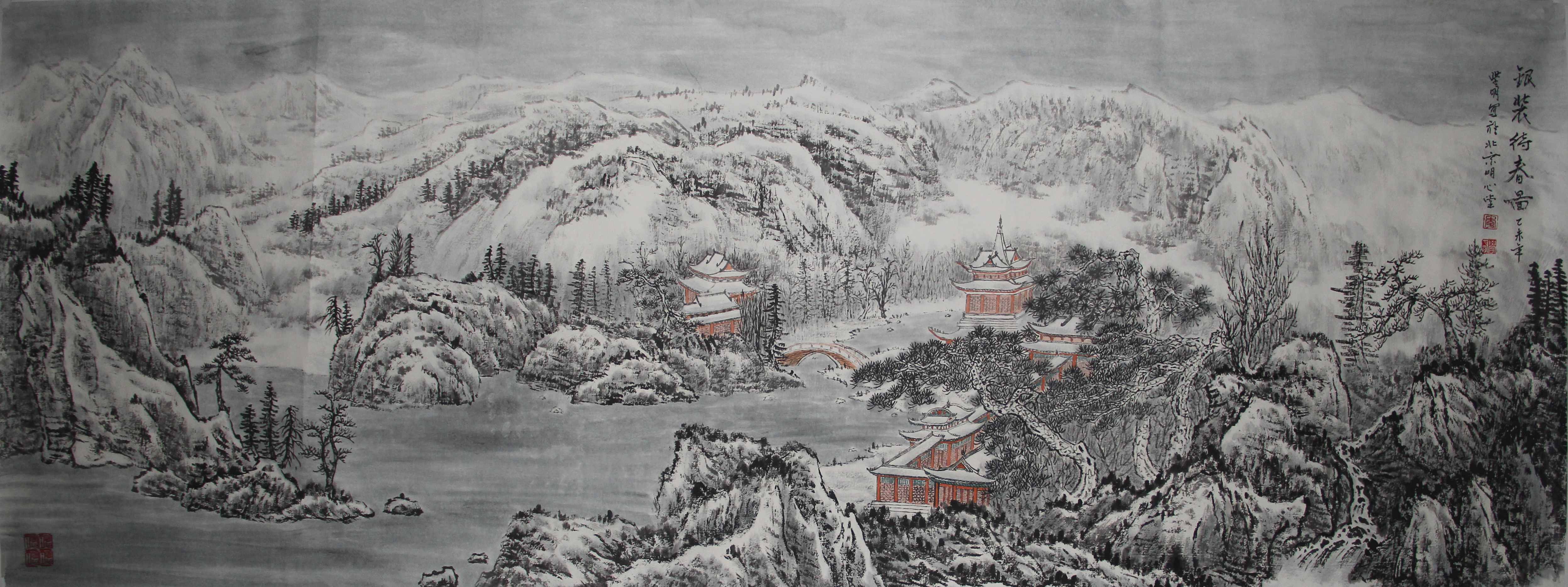  p>李小明,笔名李学明,新金陵派第四代传承人,中国美术家协会河北分会