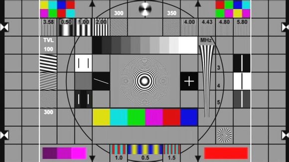  p>测试图(即电视信号测试图)又称测试卡,是指电视台在正常电视节目