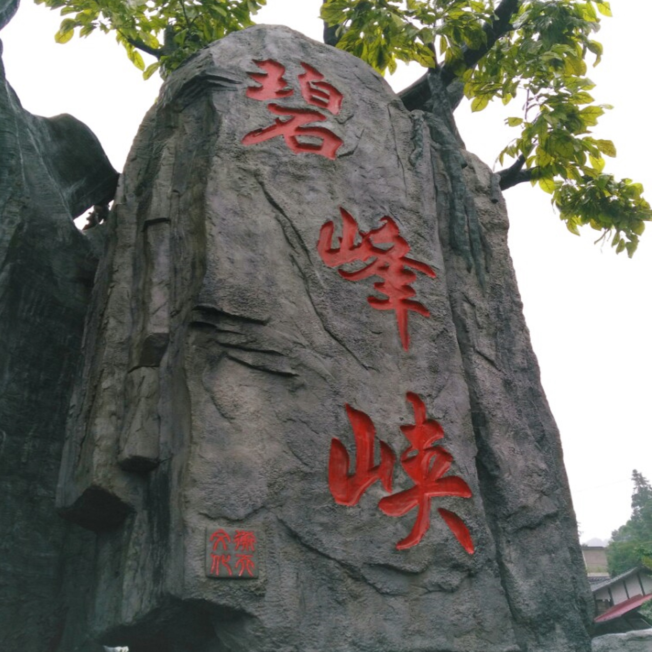  p>碧峰峡景区位于雅安市北16公里,景区面积20平方公里,森林面积20000