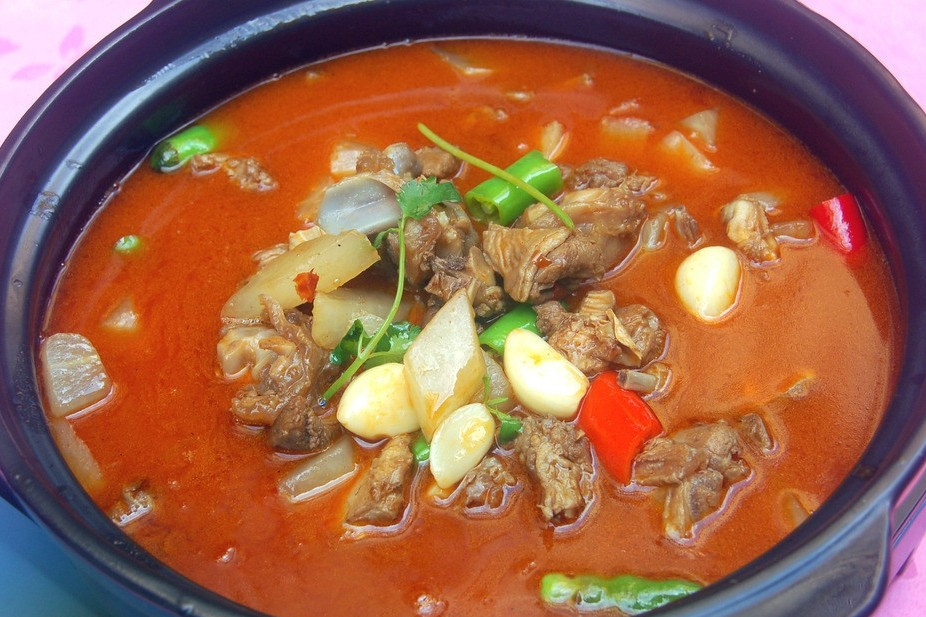 香辣羊肉火锅
