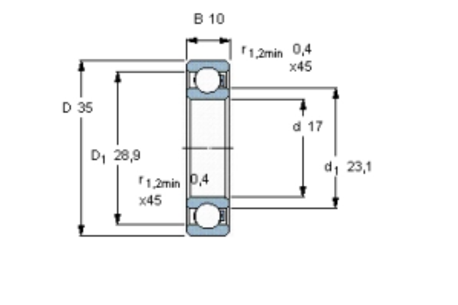 skf 6003/hr22t2轴承