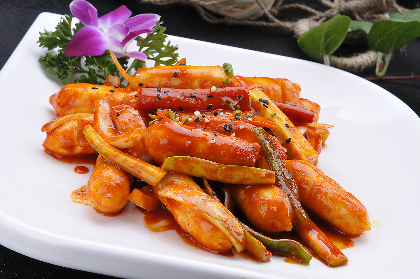 韩式芝士炒年糕