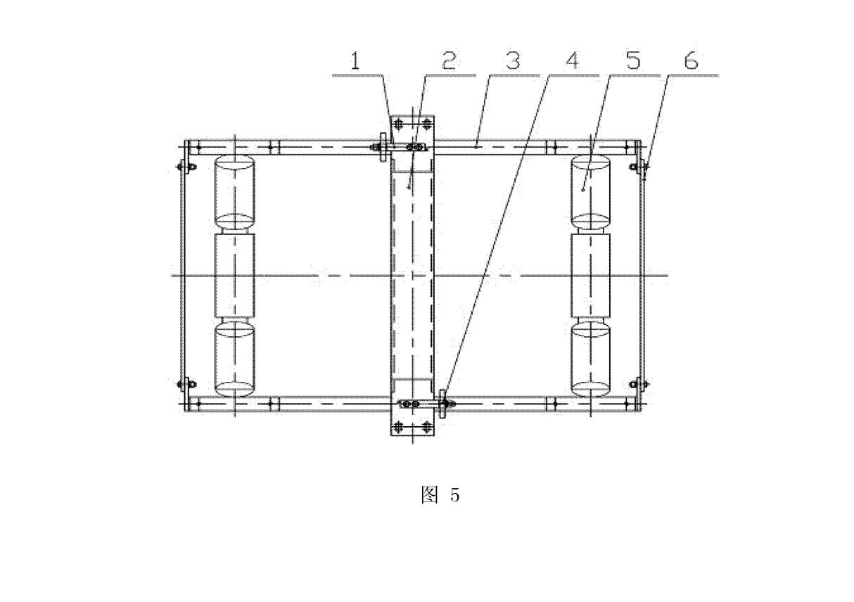 一种自由浮动式皮带称重装置
