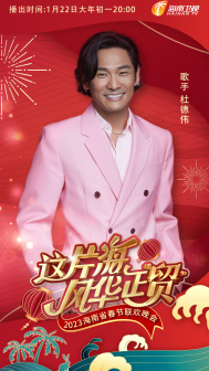 杜德伟参加2023海南省春节联欢晚会海报