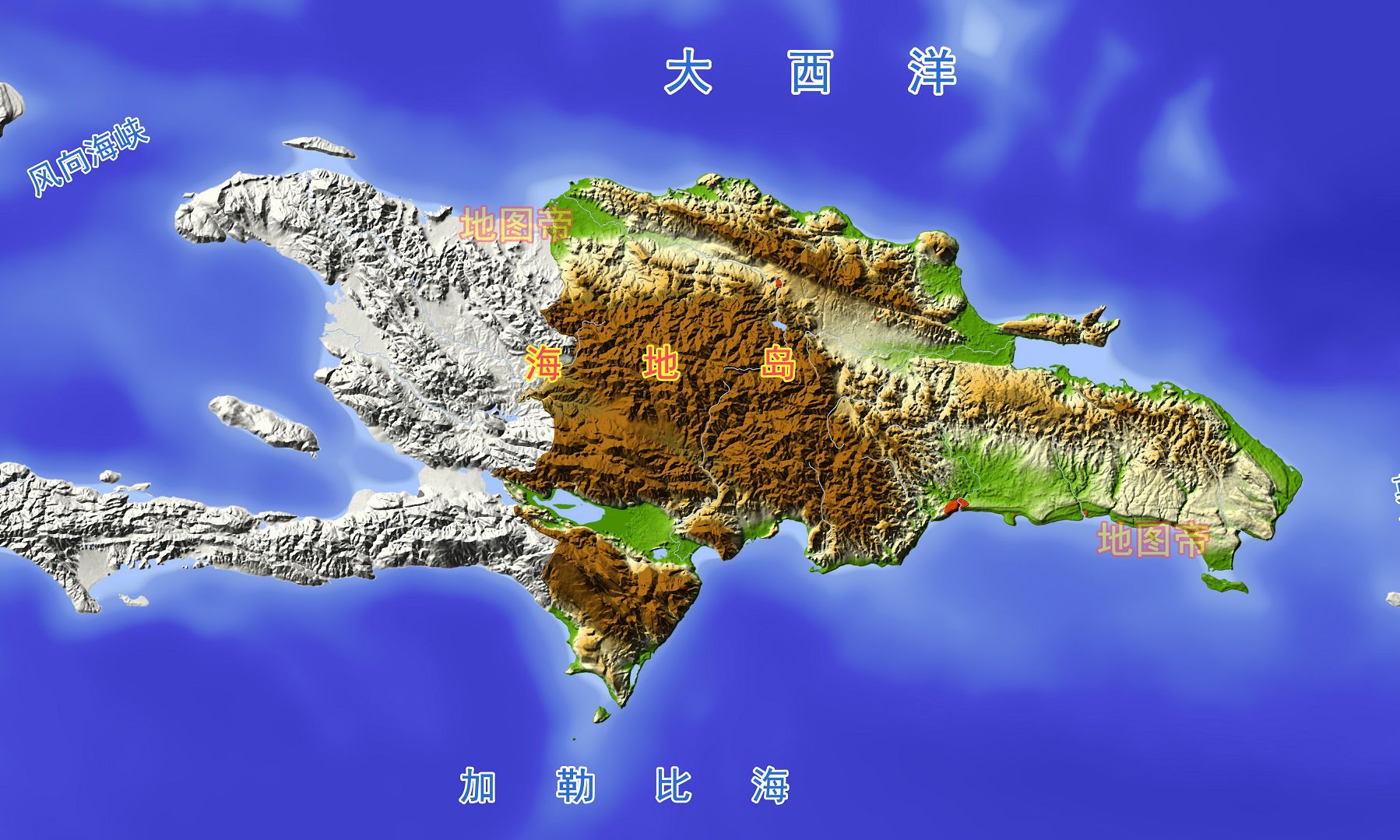Природные зоны островов карибского моря. Остров Гаити рельеф. Рельеф Доминиканской Республики карта. Остров Гаити Доминиканская Республика. Доминиканская Республика рельеф.