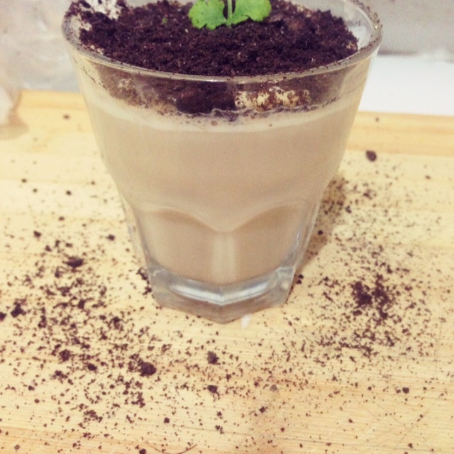 芝士奶盖盆栽奶茶