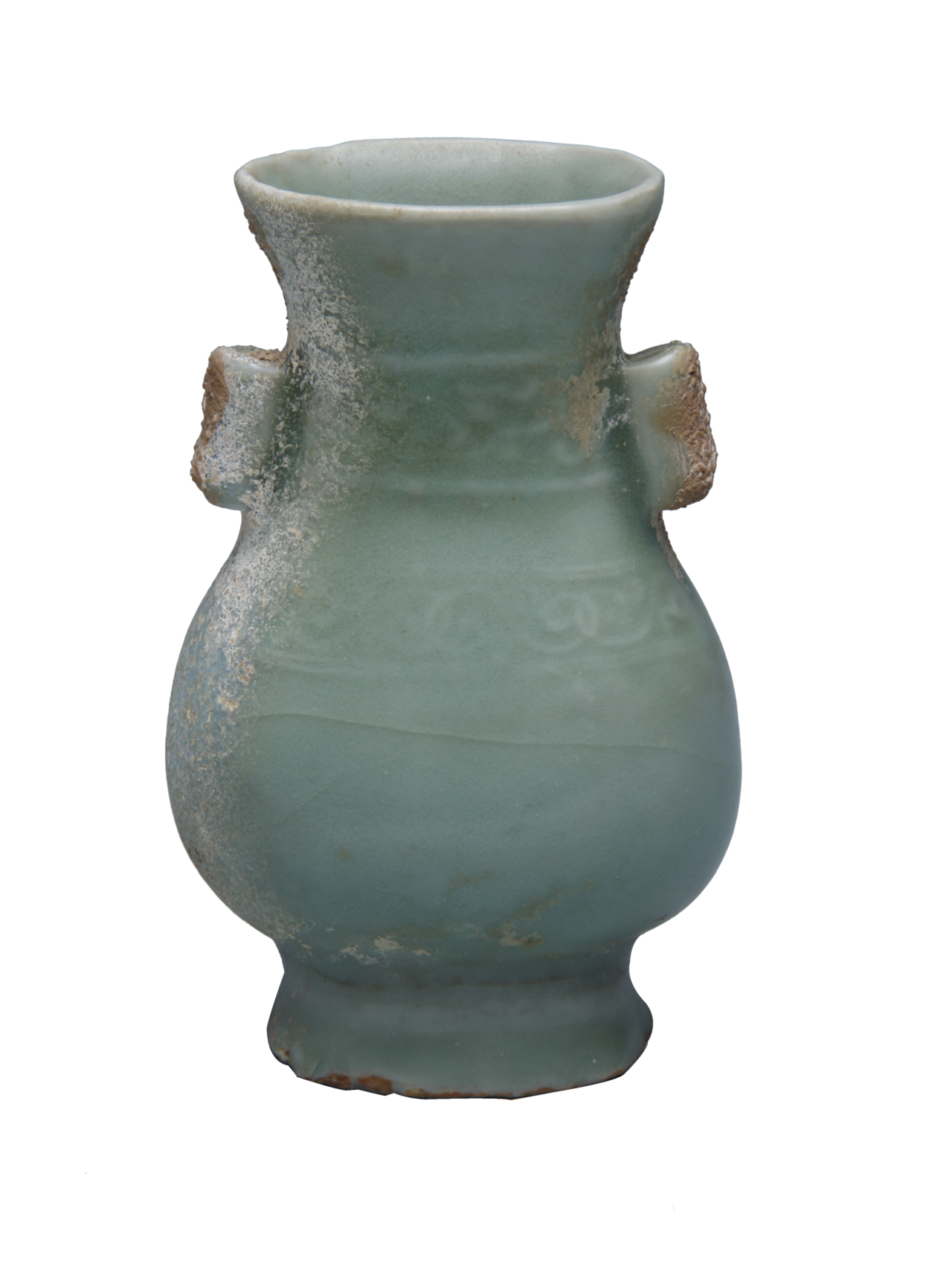 宋元龙泉窑双耳扁壶