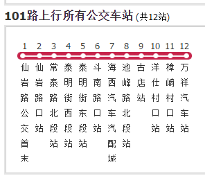 泉州公交101路