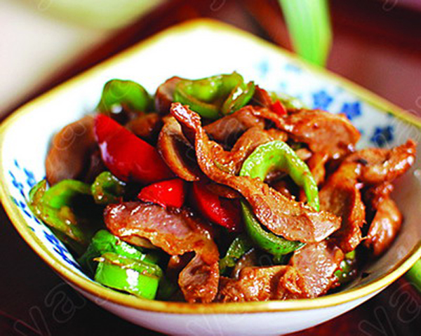 爆炒鸡肫