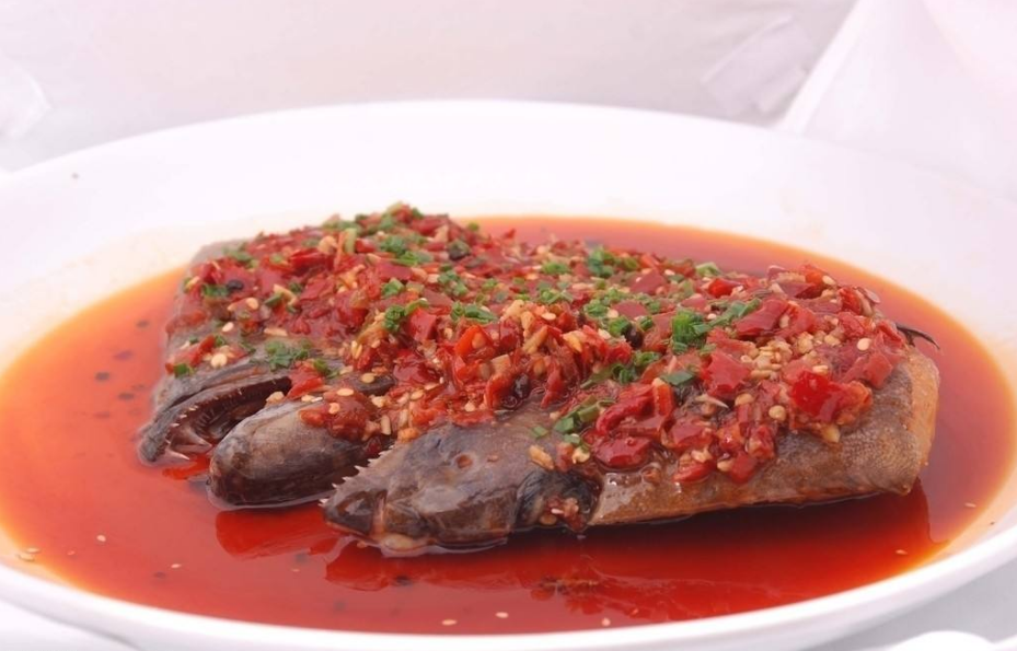 豉油蒸鸦片鱼头