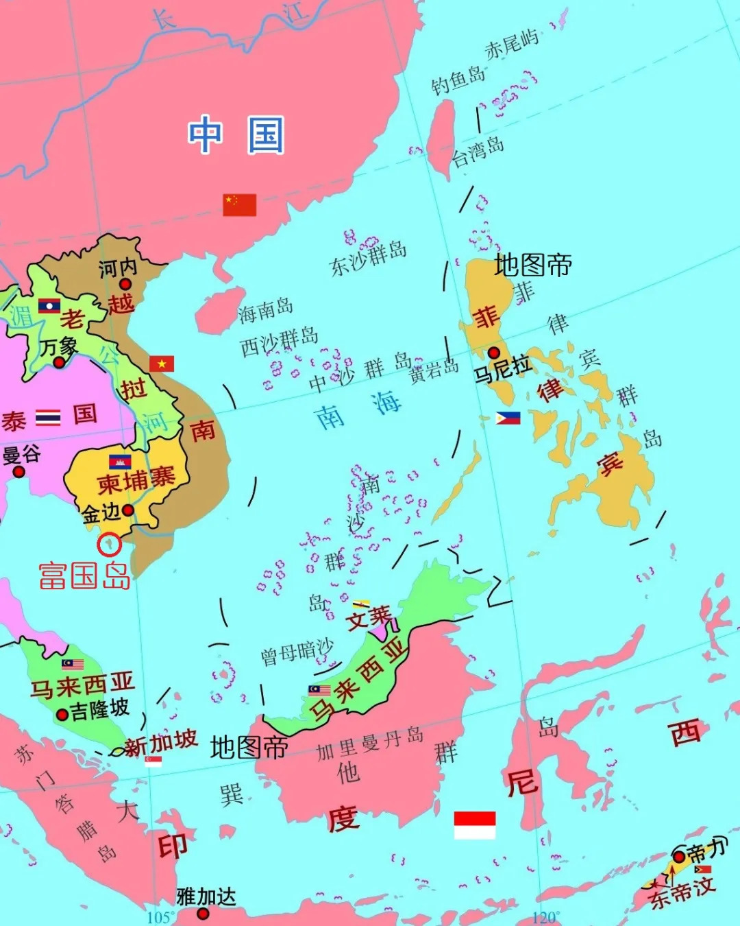 柬埔寨家门口的富国岛，为何属于越南？_百科TA说
