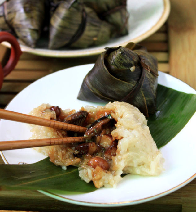 香菇肉粽子