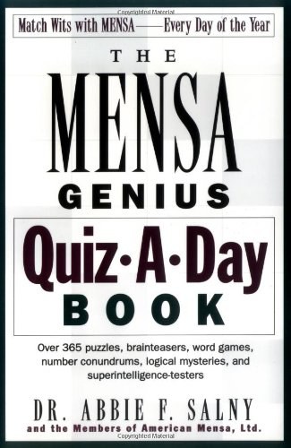 the mensa genius quiz-a-day book