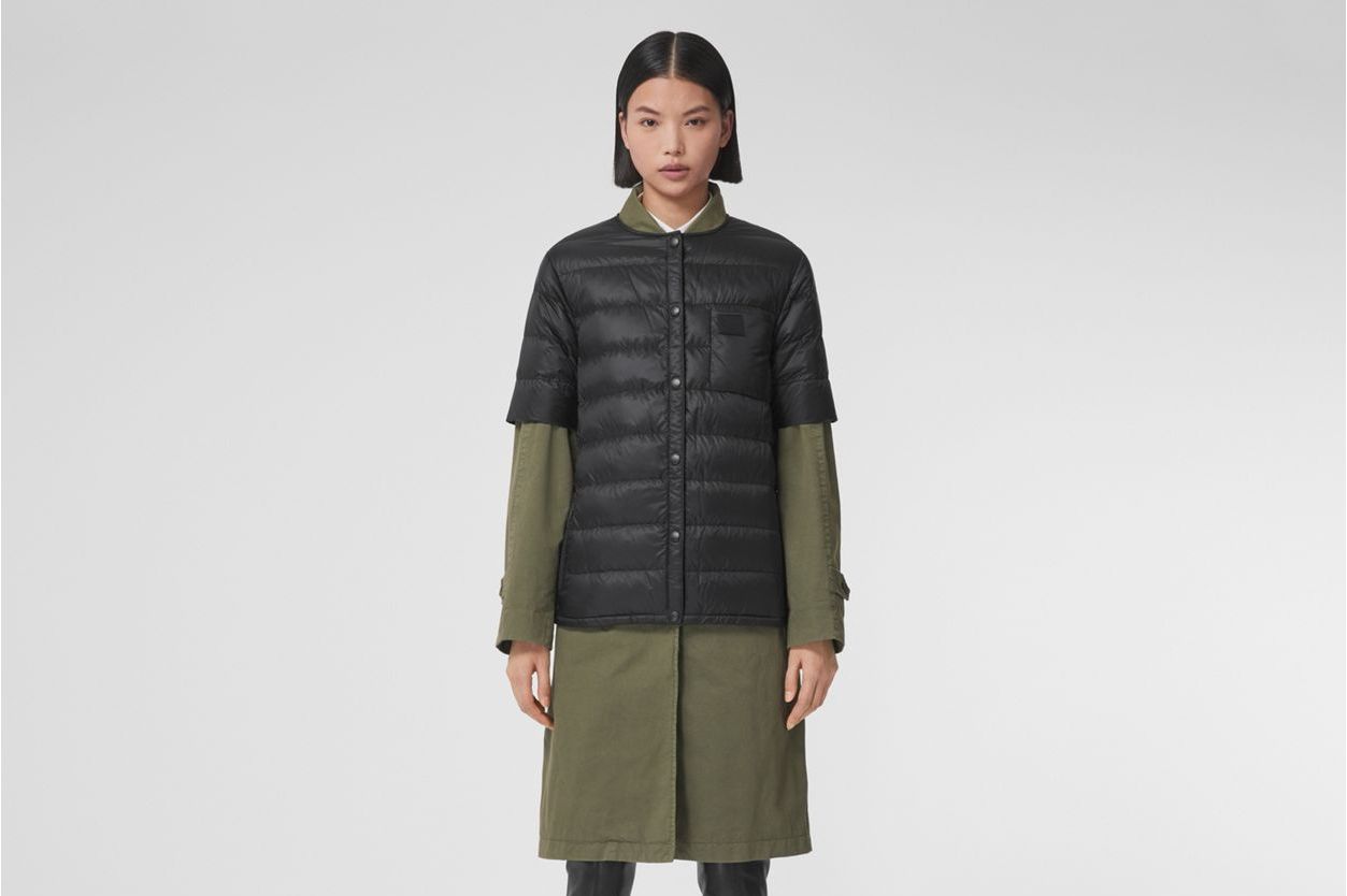 轻盈短袖羽绒服