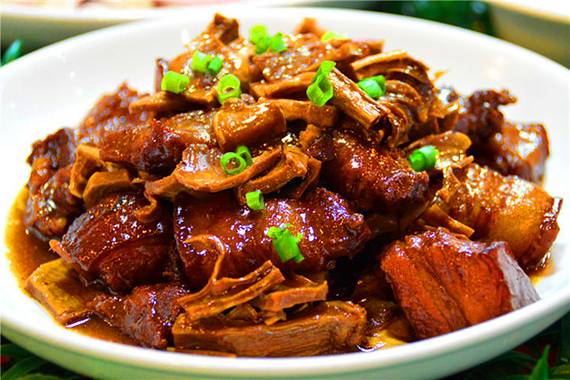 干笋烧肉