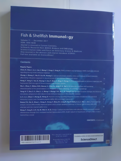 Fish shellfish immunology_百度百科