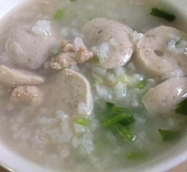 牛肉丸粥
