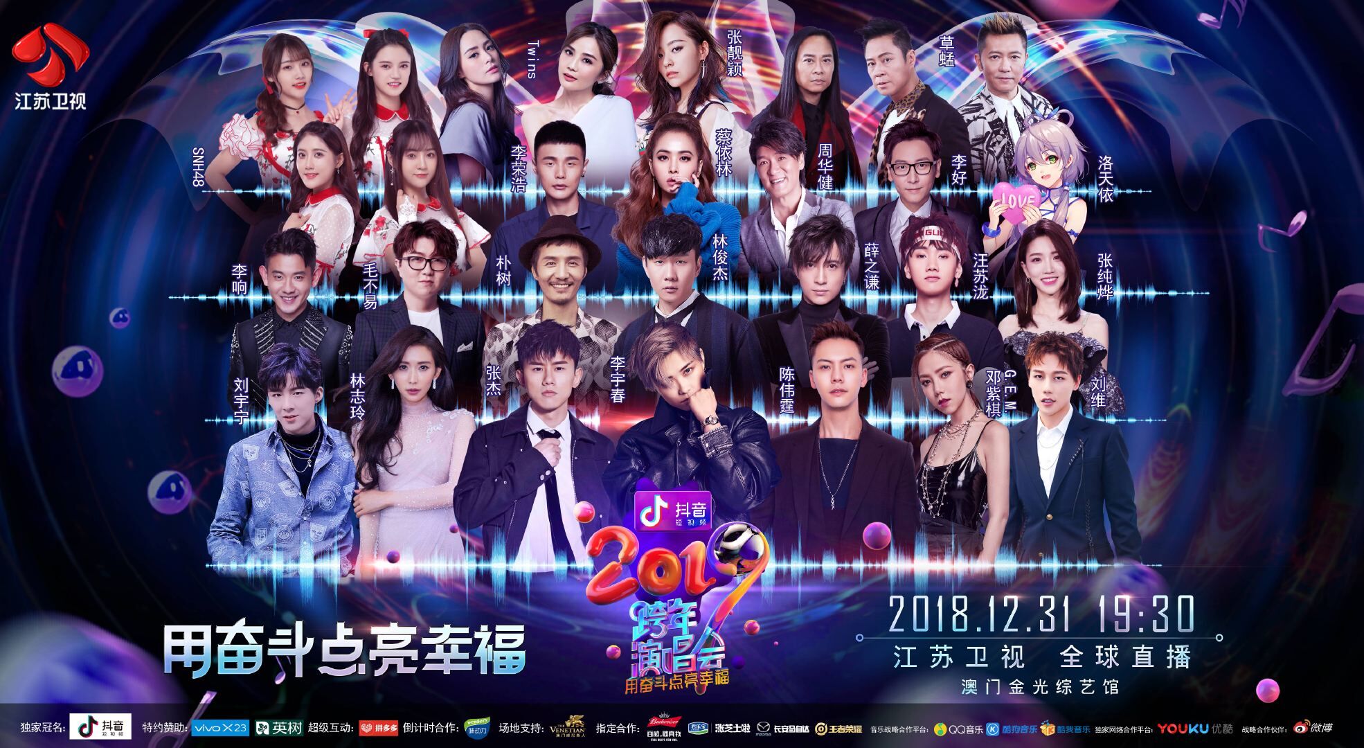 2019江苏卫视跨年演唱会