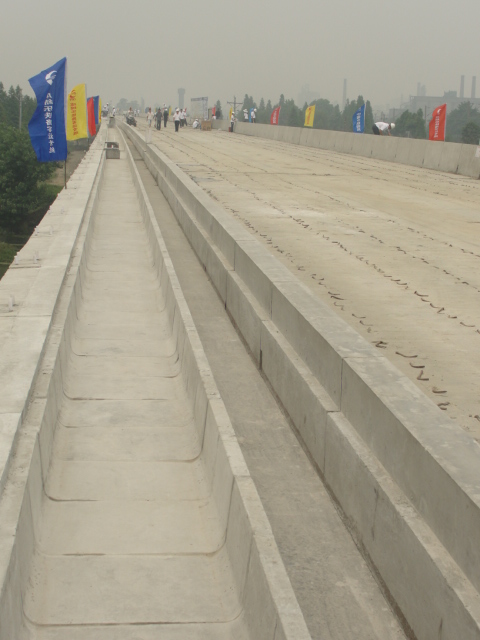  p>桥面系指的是桥梁附属设施中,直接承受车辆,人群等荷载并将其传递