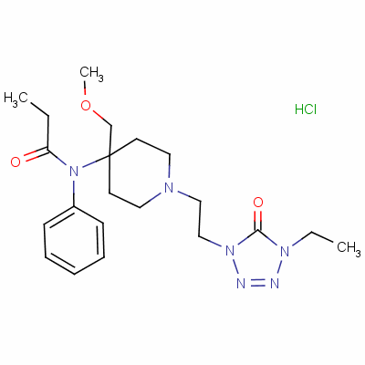 p>为芬太尼的衍生物,药用其盐酸盐.